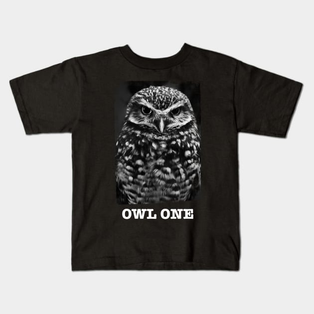 Owl one Kids T-Shirt by just3luxxx